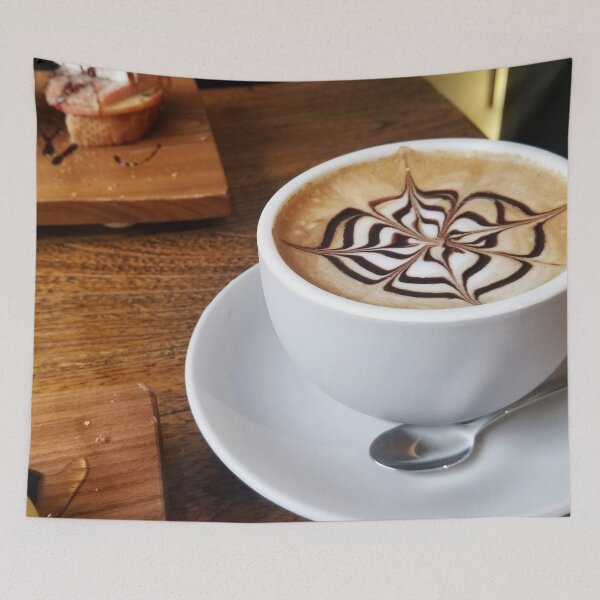 Item preview, Cafe Mocha Latte with Bruschetta Brunch designed and sold by Wisps & Whiskers Designs.