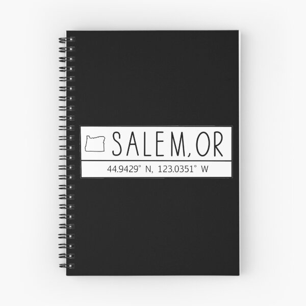 Item preview, Salem Oregon Coordinates Emblem designed and sold by Emily Designs.