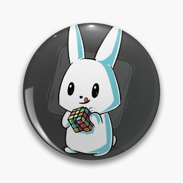 Item preview, Cuber Bunny - Speedcubing Bunny Design designed and sold by swiftcubing.