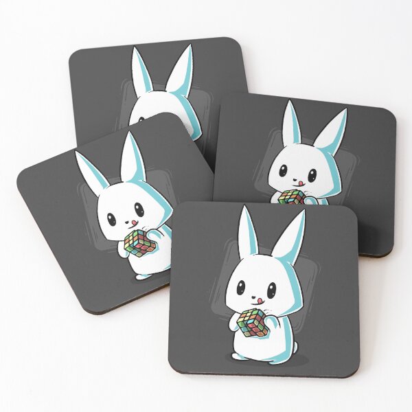 Item preview, Cuber Bunny - Speedcubing Bunny Design designed and sold by swiftcubing.