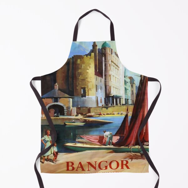 Item preview, Railway Poster Bangor designed and sold by stickart-marek.