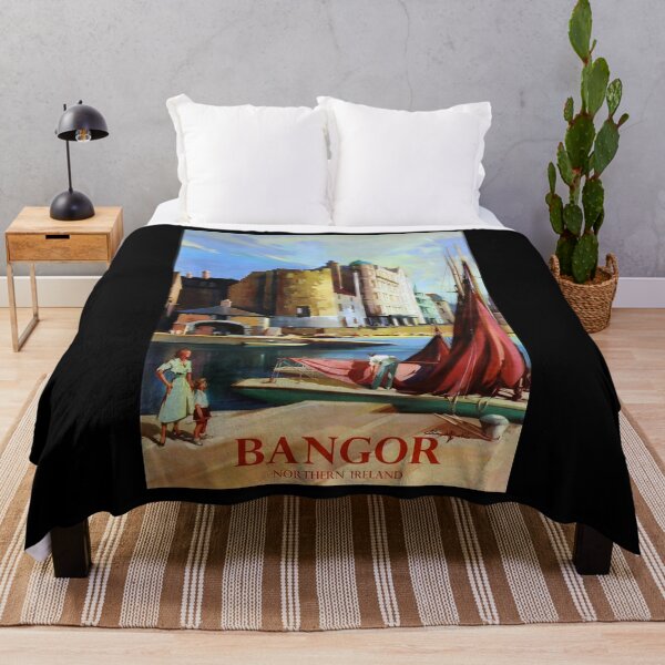 Item preview, Railway Poster Bangor designed and sold by stickart-marek.