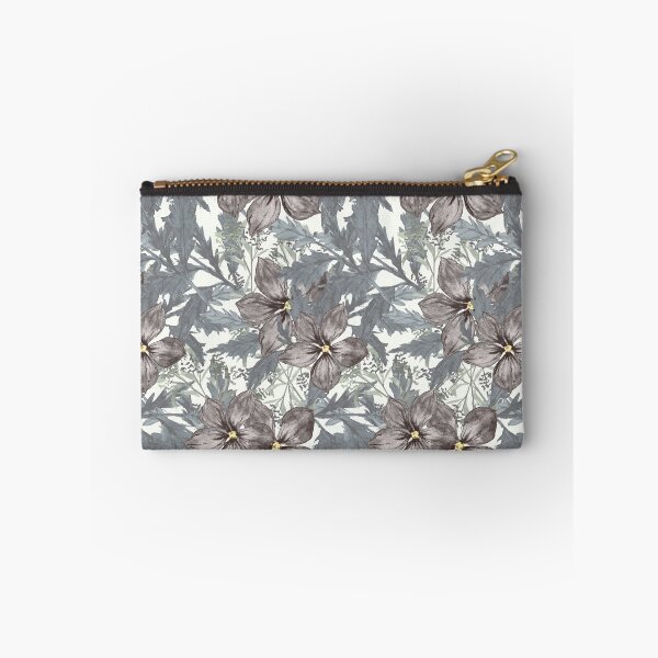 Item preview, Indigo Wildflower Pattern designed and sold by Justine Miller.