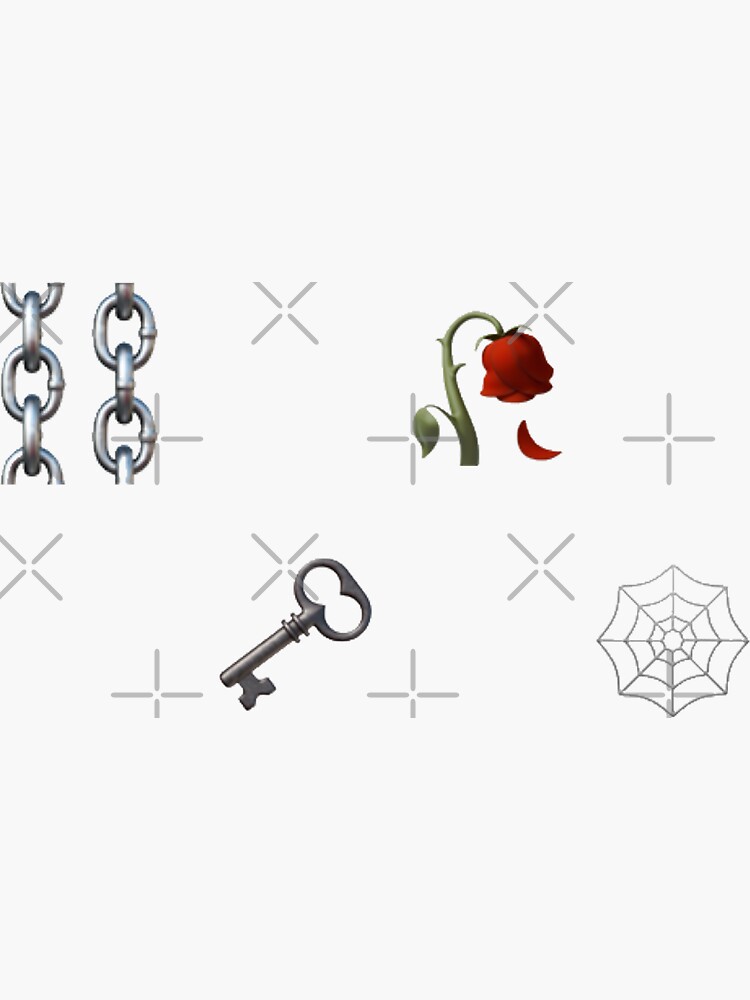 "grunge emoji pack" Sticker by ideasbyblake Redbubble