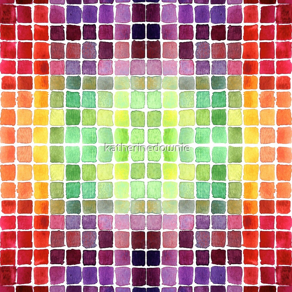 "Watercolor Mixing Chart" by katherinedownie | Redbubble