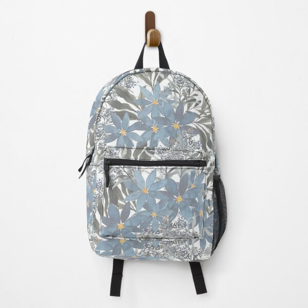 Item preview, Blue Wildflower Pattern designed and sold by Justine Miller.