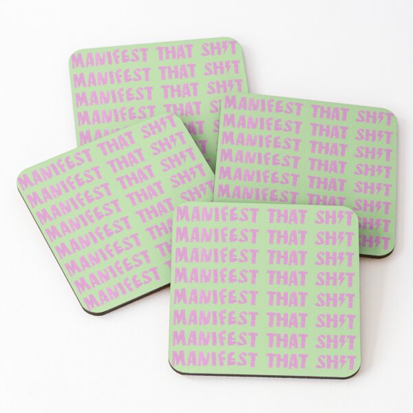 Item preview, Manifest That Sh*t Pink & Green designed and sold by christy ✿.