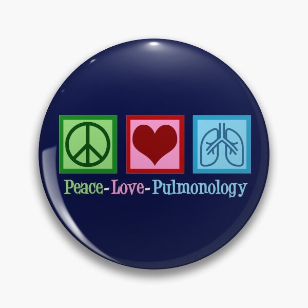 Item preview, Peace Love Pulmonology designed and sold by Epic Love Designs.