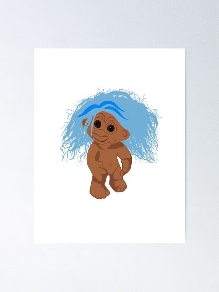 troll doll blue hair