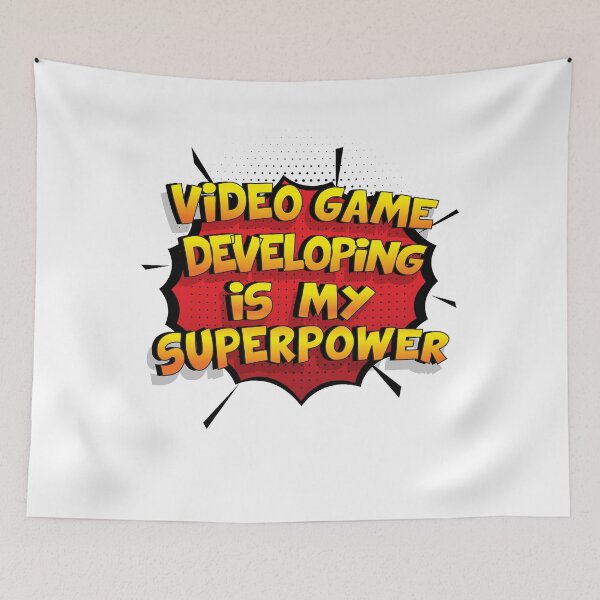 Item preview, Video Game Developing is my Superpower Funny Design Video Game Developing Gift designed and sold by Custom365.