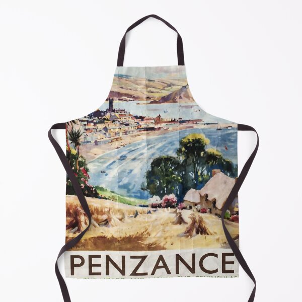 Item preview, Railway Poster Penzance designed and sold by stickart-marek.