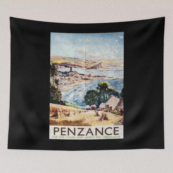 Item preview, Railway Poster Penzance designed and sold by stickart-marek.
