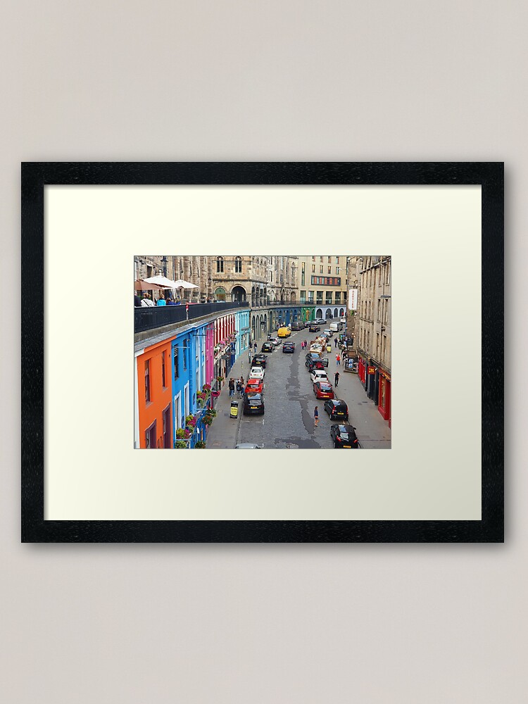 Alternate view of Victoria Street, Edinburgh, Scotland Framed Art Print