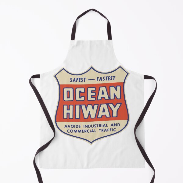 Item preview, Vintage Ocean Highway Decal designed and sold by Decal Mania.