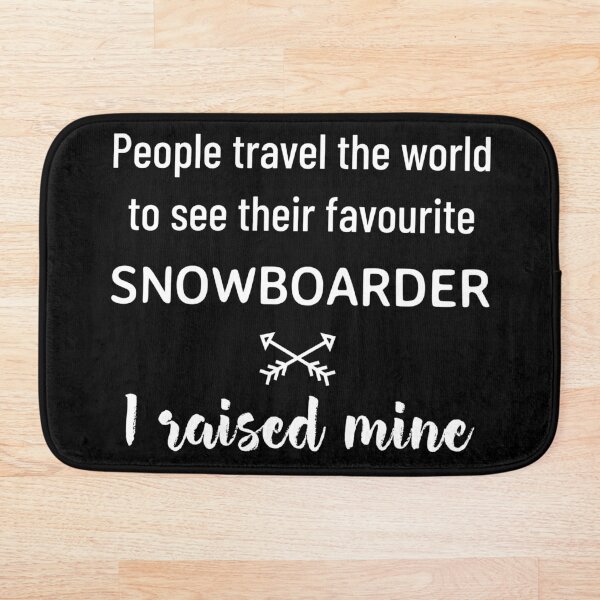 Item preview, I raised a snowboarder funny t-shirt gift designed and sold by FunShirtDesigns.