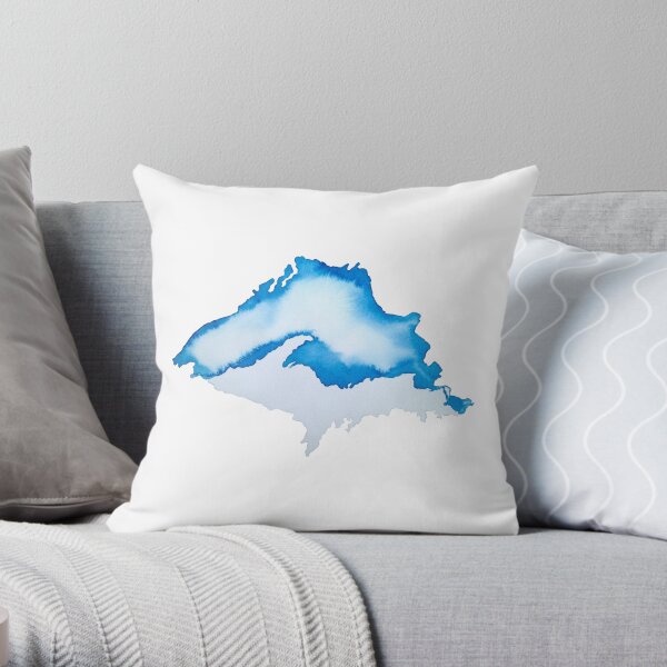 The Most Superior of all Lakes Throw Pillow