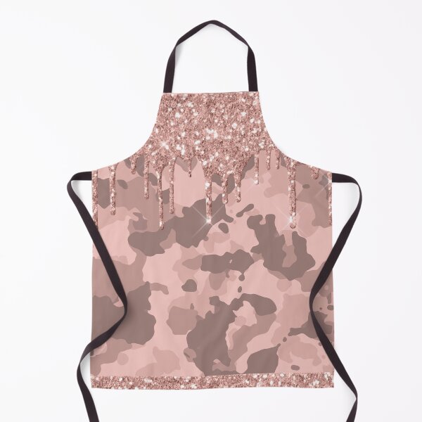 Item preview, Rose Gold Pink Camo Camouflage Glitter look Drips designed and sold by ColorFlowArt.