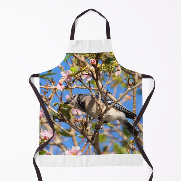 Item preview, Flowering Tree with Blue Jay and Blue Skies designed and sold by Jill Nightingale.