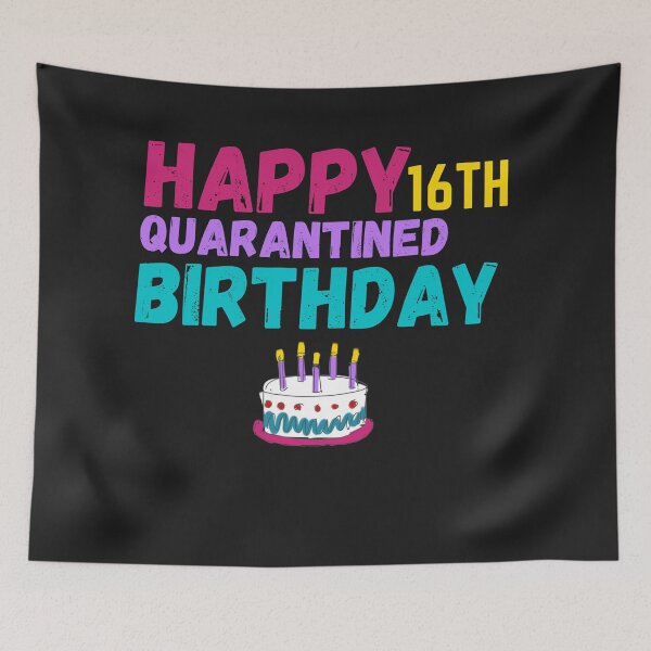 Item preview, Happy 16th Quarantined Birthday Card, 16th Birthday, Sixteenth Birthday, Milestone Birthday, 16th Birthday Gift  designed and sold by TwistedTeeCo.