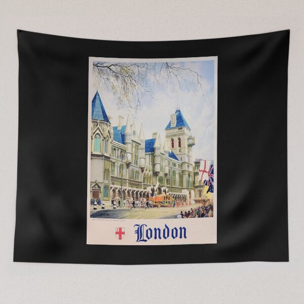Item preview, Railway Poster London designed and sold by stickart-marek.