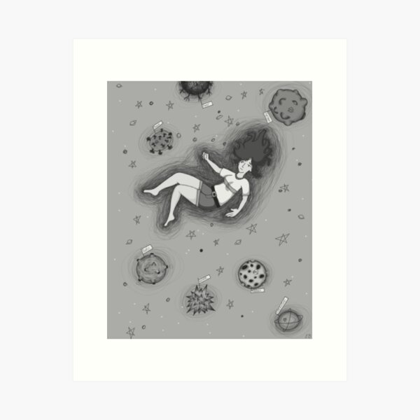 Item preview, floating through space designed and sold by Ella Blask.