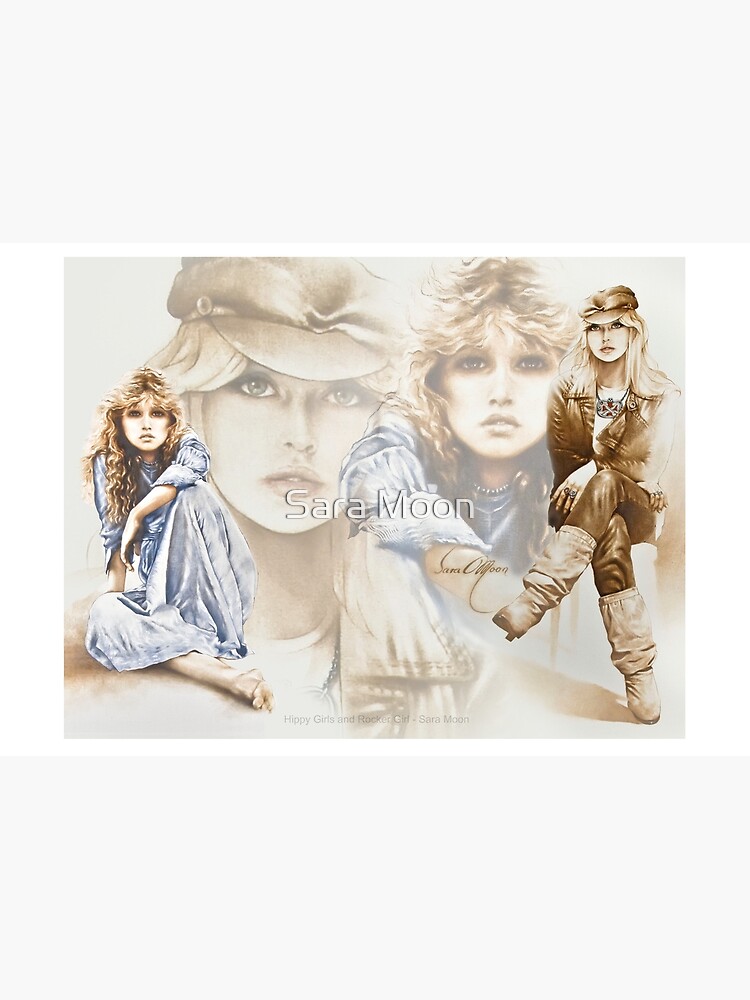 Hippy Girl & Rocker Girl Composite by sara-moon