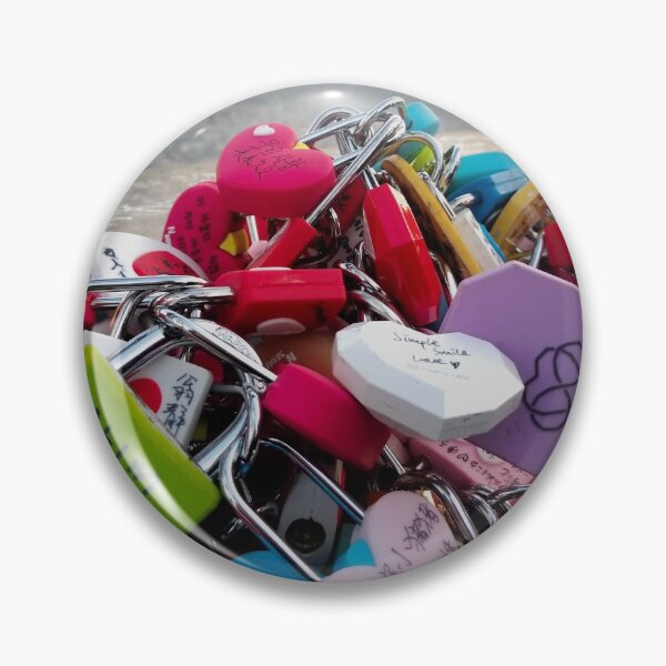 Item preview, Couple Locks at Namsan Tower designed and sold by Wisps & Whiskers Designs.
