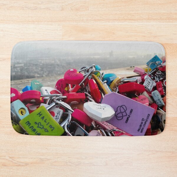 Item preview, Couple Locks at Namsan Tower designed and sold by Wisps & Whiskers Designs.