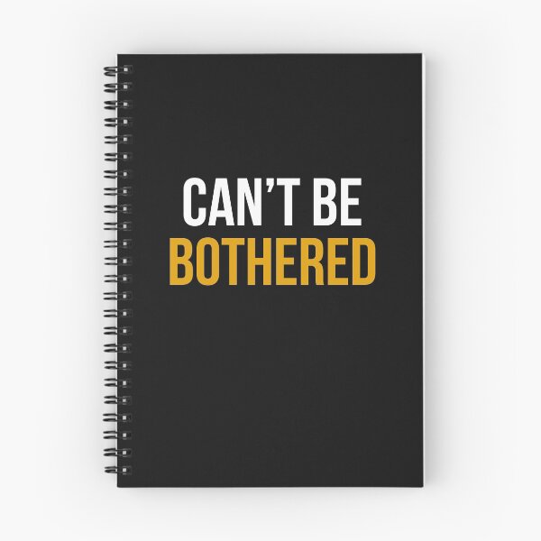Item preview, Can't be bothered - funny gift idea designed and sold by 96design.