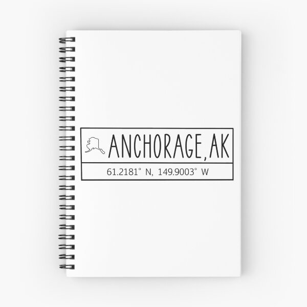 Item preview, Anchorage Alaska Coordinates designed and sold by Emily Designs.