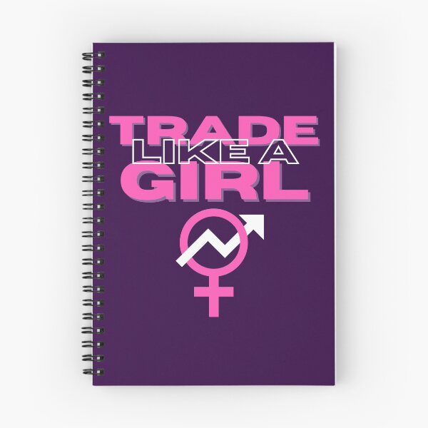 Item preview, Trade like a girl (pink and white font) designed and sold by tradeculture143.