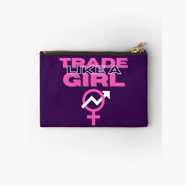 Item preview, Trade like a girl (pink and white font) designed and sold by tradeculture143.