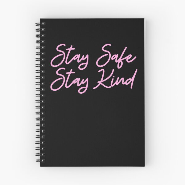 Item preview, Stay Safe & Kind in Light Pink designed and sold by FunShirtDesigns.