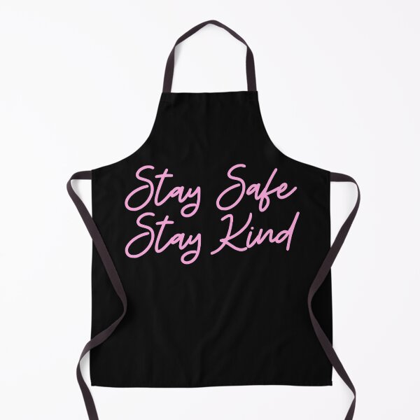 Item preview, Stay Safe & Kind in Light Pink designed and sold by FunShirtDesigns.