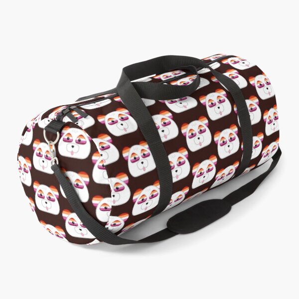 Item preview, Community Lesbian Flag Cartoon Panda designed and sold by tangerinesplace.