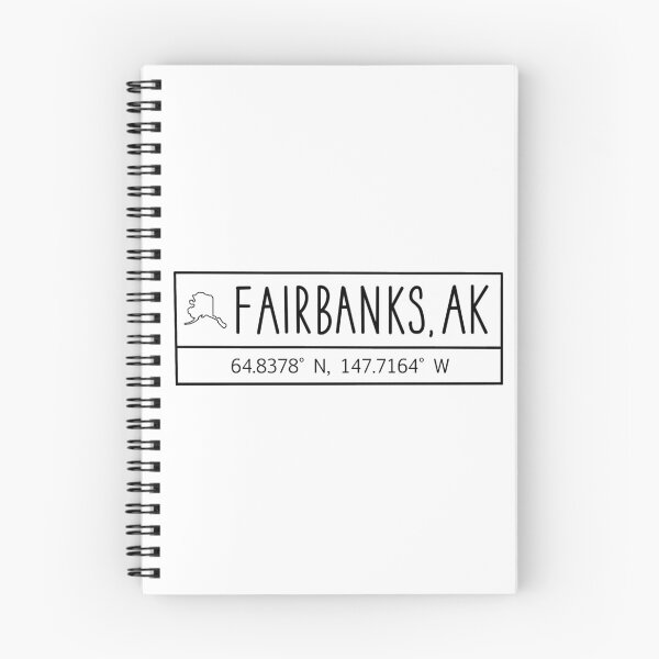 Item preview, Fairbanks Alaska Coordinates designed and sold by Emily Designs.