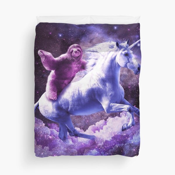Item preview, Space Sloth Riding On Unicorn designed and sold by SkylerJHill.