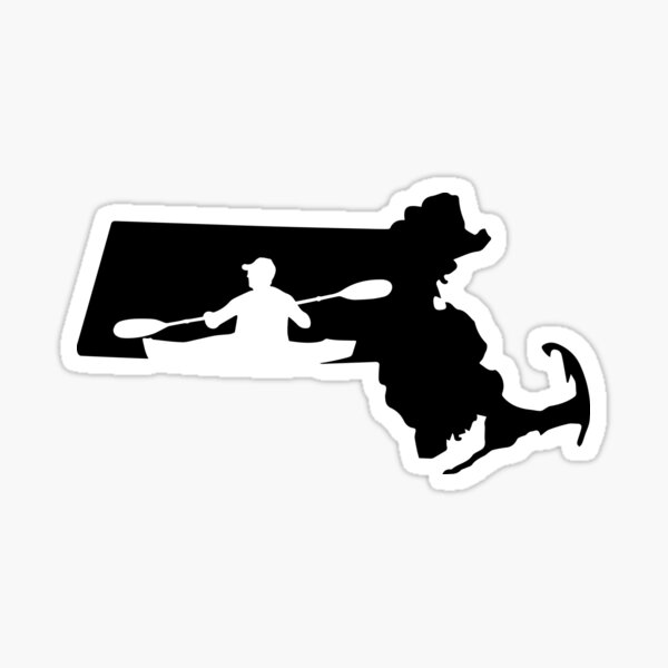 Massachusetts Kayaker Sticker