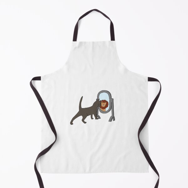Item preview, cat looking into mirror as lion designed and sold by jdesigns-.