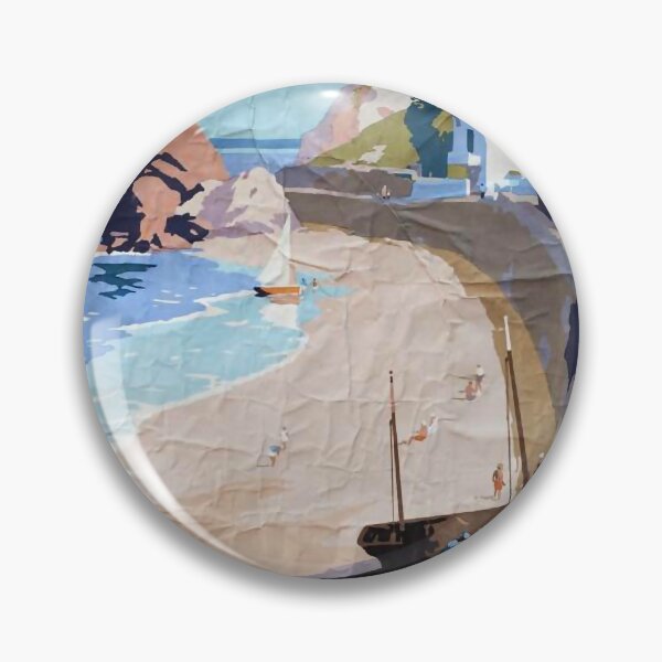 Item preview, Railway Poster Devon designed and sold by stickart-marek.