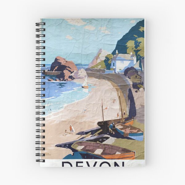 Item preview, Railway Poster Devon designed and sold by stickart-marek.