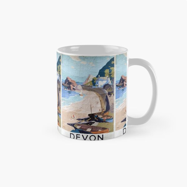 Item preview, Railway Poster Devon designed and sold by stickart-marek.