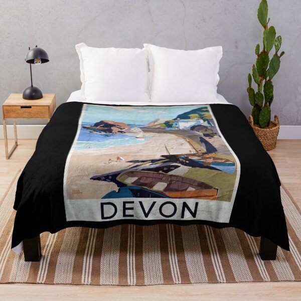 Item preview, cartel ferroviario Devon designed and sold by stickart-marek.