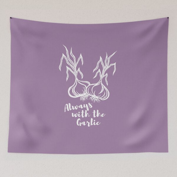 Item preview, Always with the Garlic | Garlic Bulbs Design designed and sold by Monochromatics by Corie Mae Dark.