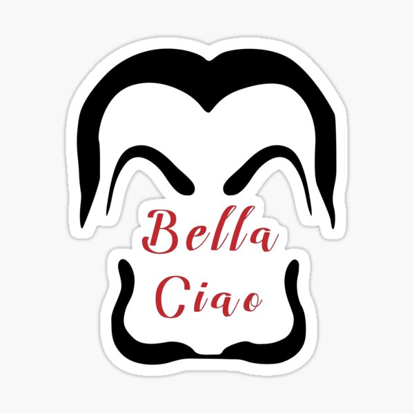 Italian Class Stickers Redbubble - bella ciao roblox id code
