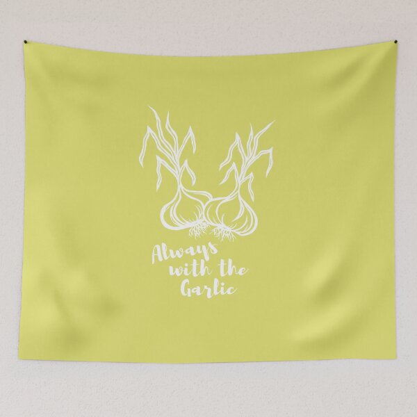 Item preview, Always with the Garlic | Garlic Bulbs Design designed and sold by Monochromatics by Corie Mae Dark.