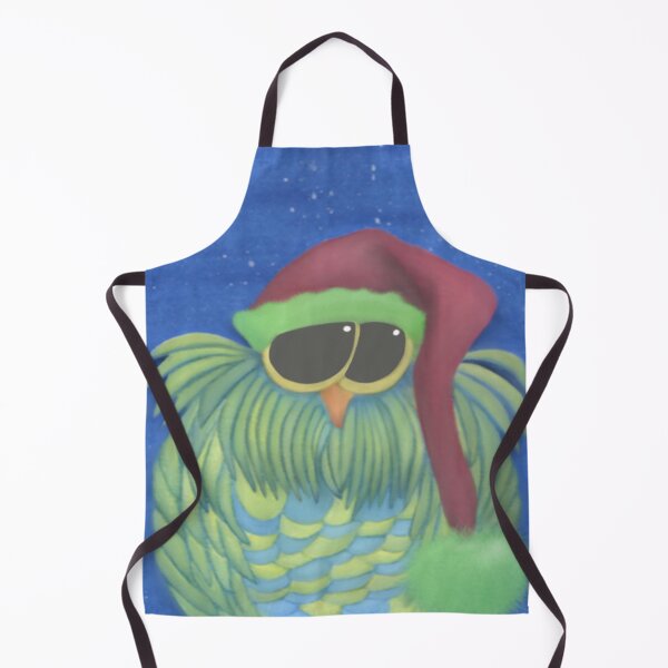 Item preview, Ernesto the Secret Santa Owl designed and sold by OneArtsyMomma.