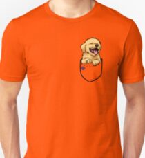 Pocket Puppiez - Golden Retriever Unisex T-Shirt
