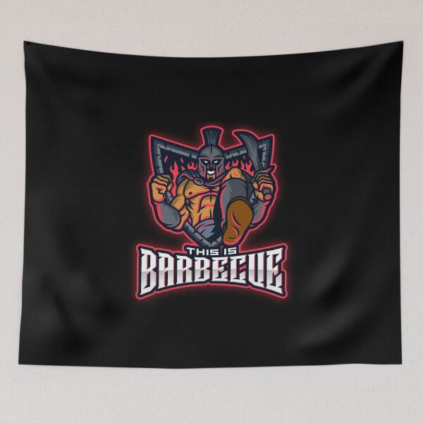 Item preview, This is Barbecue Spartan BBQ Warrior designed and sold by AndApArt.