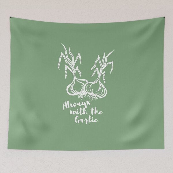 Item preview, Always with the Garlic | Garlic Bulbs Design designed and sold by Monochromatics by Corie Mae Dark.